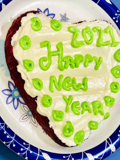 A picture of Microwave Red velvet cake 2021.