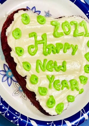 A picture of Microwave Red velvet cake 2021.