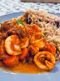 Sugo di seppie con riso