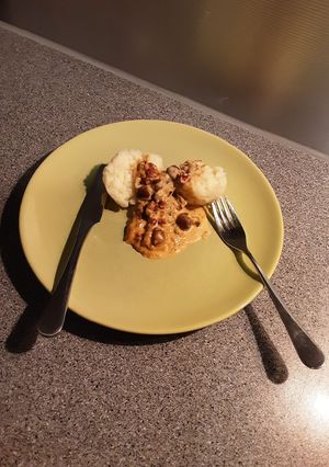 Champignons in Sahnesauce Rezepthauptbild