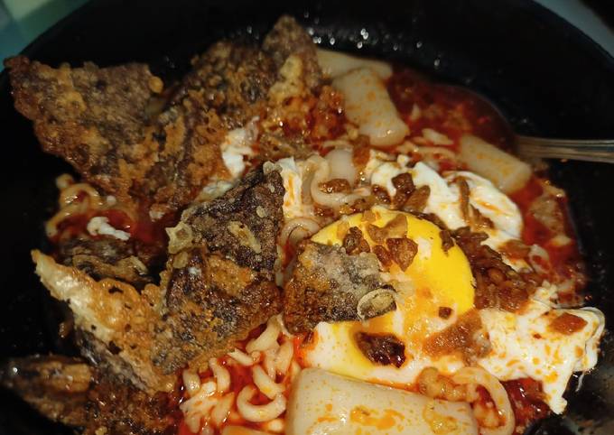 Resep Rabokki + sundae full recipe yang Lezat Sekali