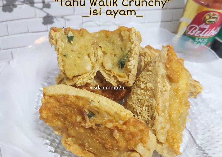 Resep Tahu Walik Crunchy Isi Ayam Anti Gagal
