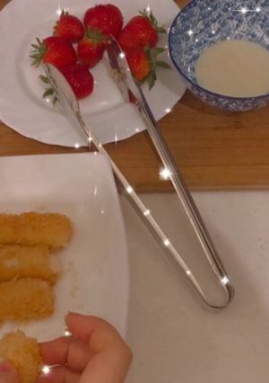 Hình của món Phô mai que👩🏻‍🍳👩🏻‍🍳.