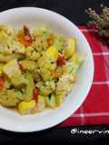 Tumis kembang kol tahu