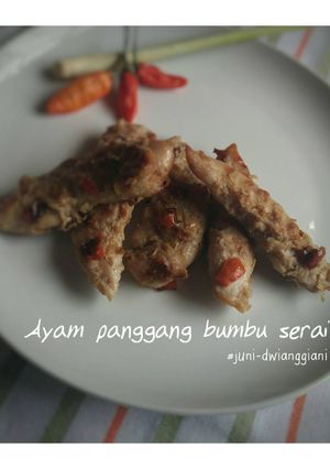 Foto resep Ayam panggang bumbu serai