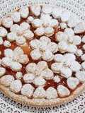 Crostata con marmellata di pesche