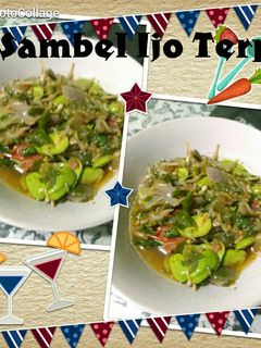 Foto resep Sambel ijo teri pete