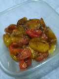 Tomates cherry en airfryde