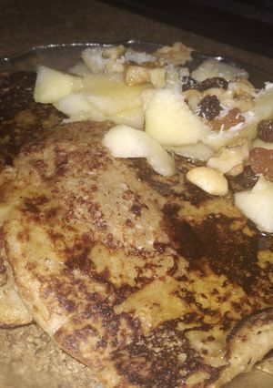 Una foto de Pancakes de avena y banana - VEGANOS
