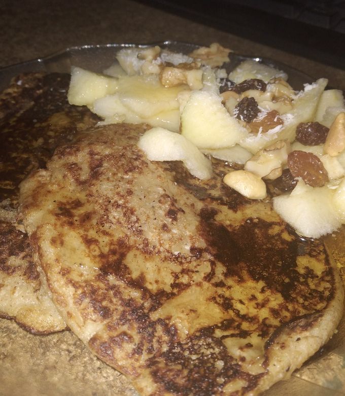 Una foto de Pancakes de avena y banana - VEGANOS