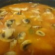 Solomillo de cerdo con salsa de champiñones y cebolla