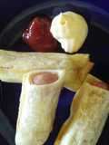 Rollos de hojaldre con panchos
