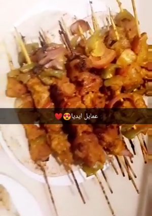 صورة لوصفة شيش طاووق طعمه حكاية 😍