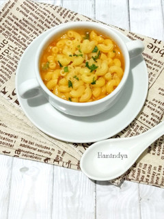 Foto resep Bolognaise Macaroni Soup