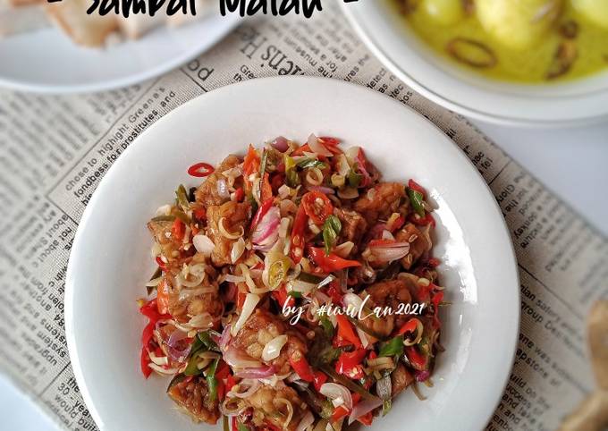 Tempe Goreng Sambal Matah