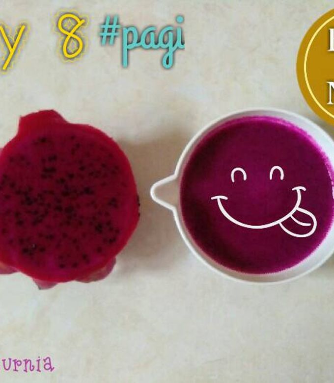 Foto resep MPASI 6 bulan (Puree buah naga)