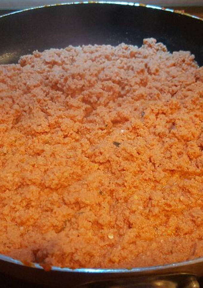 Una foto de Revoltillo de tomate y huevo
