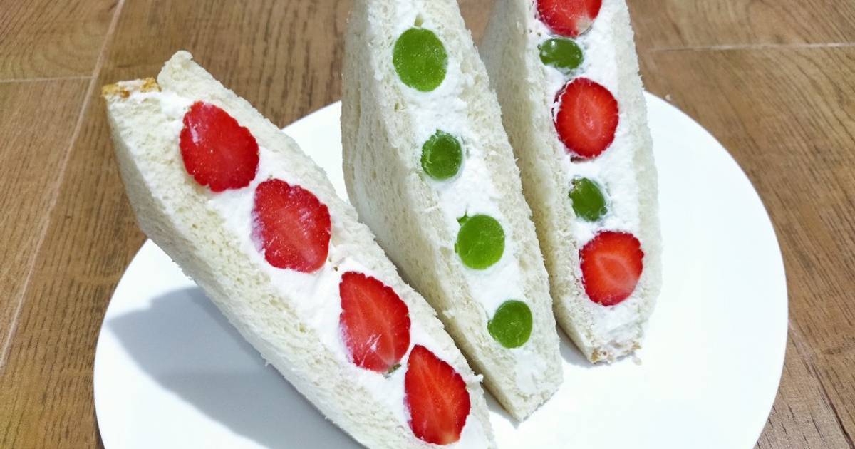 Resep Fruit sando/ sandwich buah oleh Fitri Anggraeni - Cookpad