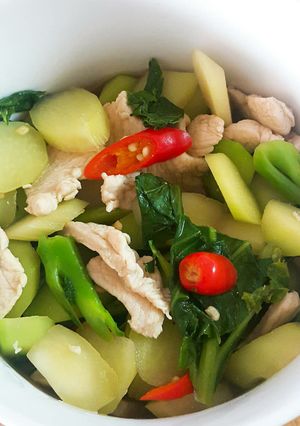 รูปของ สันในไก่ผัดคะน้า #กินผักรักสุขภาพ3