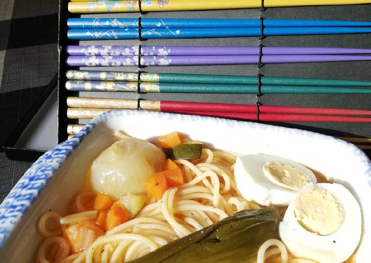 Ramen de verduras🍜