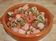 Una foto de salchicha frescas de cerdo