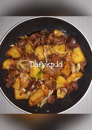 Foto resep Tumis Daging Kentang Kecap