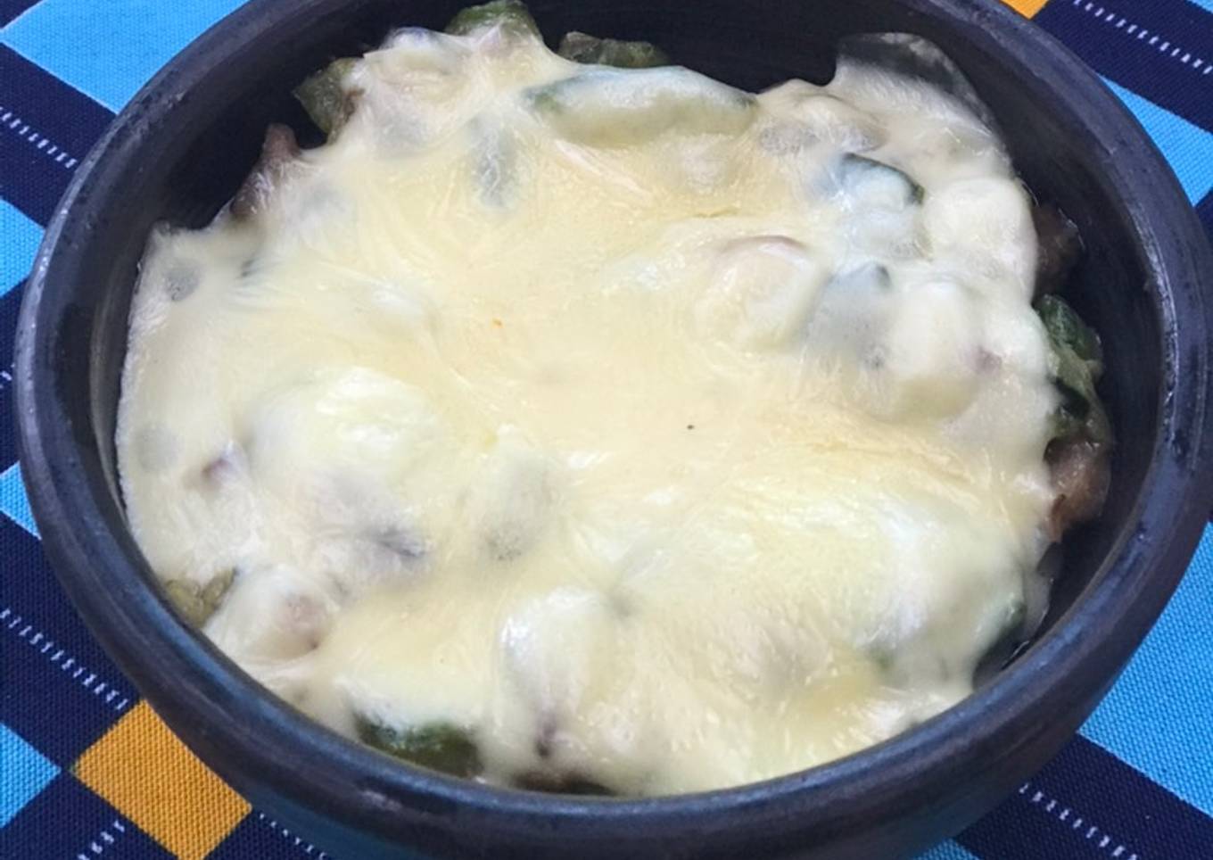 Budín de zapallo italiano con champiñones