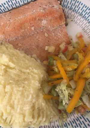 Una foto de Salmón sellado