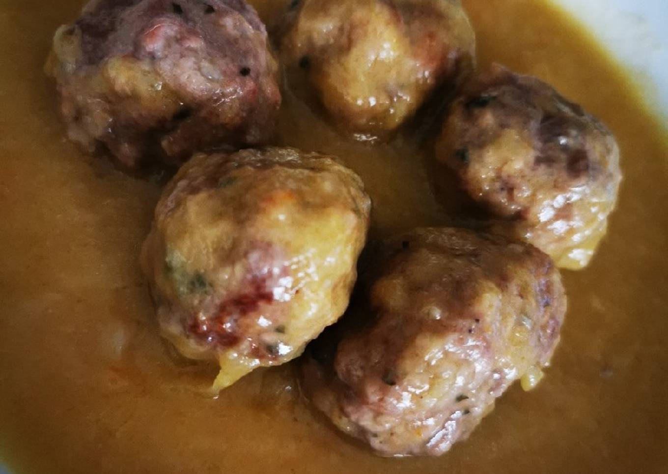 Albóndigas en salsa gluten free