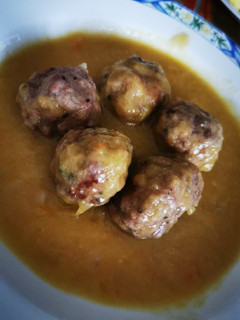 Una foto de Albóndigas en salsa gluten free