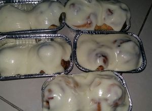 Foto resep Cinnamon roll with cream cheese glaze