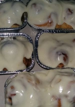 Foto resep Cinnamon roll with cream cheese glaze