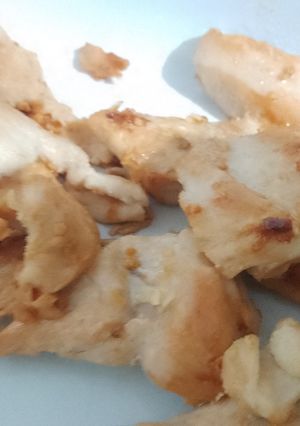 Una foto de Pechuguitas de pollo a la Mostajo 💗