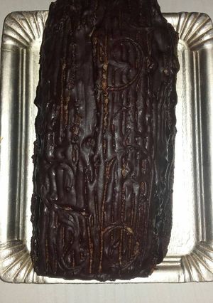 Una foto de Tronco de chocolate (base pionono casero)