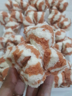 Foto resep Bolu kukus zebra