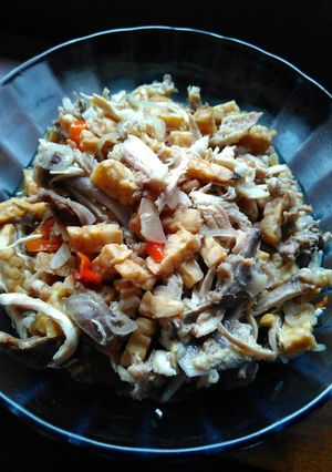 Foto resep Tumis tempe dan ayam