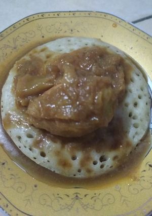 Foto resep Serabi kuah duren