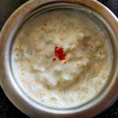 A picture of Bottle Gourd Raita.