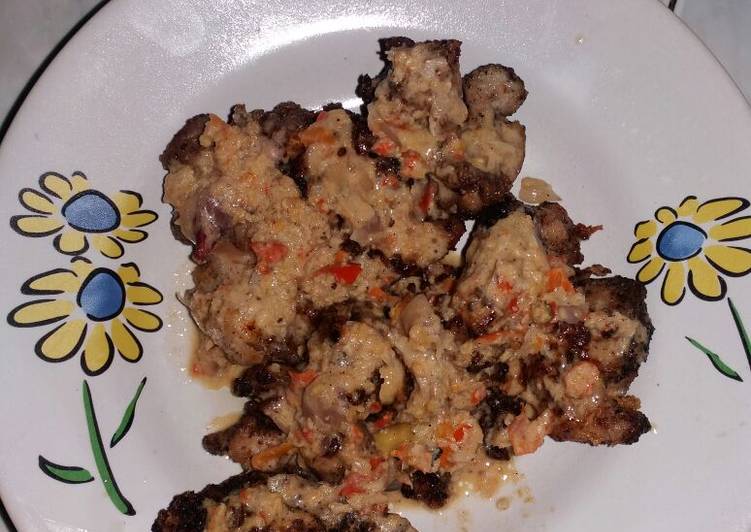 Cara Gampang Menyiapkan Ayam lada hitam siram saus kara #ketofood #keto yang Enak Banget