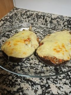 Una foto de Berenjenas rellenas de atún