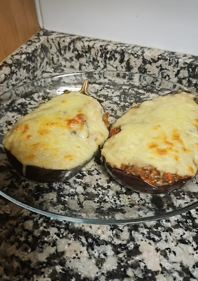 Una foto de Berenjenas rellenas de atún