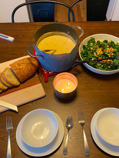 A picture of Garlic and Rosemary Potato Soup.