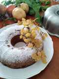 Ciambella di kaki e uva