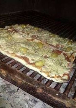 Una foto de Pizza a la parrilla