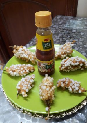 A picture of Pearl chilli pakoda.