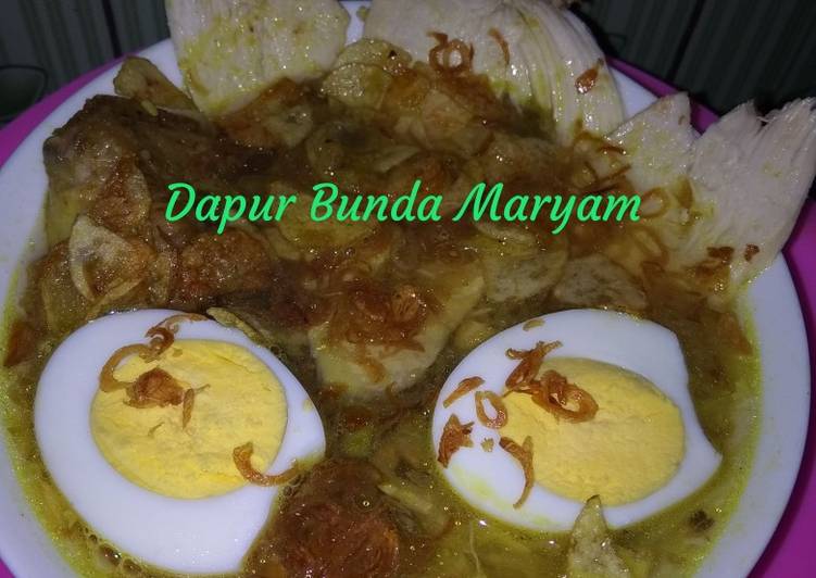 Langkah Mudah Menyiapkan Soto Ayam tabur bawang goreng, Enak Banget