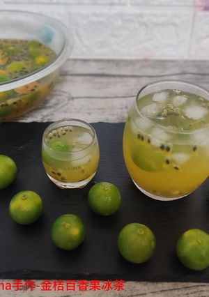 金桔百香果冰茶 的食譜成品照片