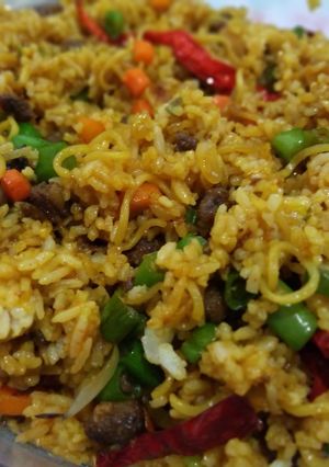 Foto resep Nasi goreng sayur sapi