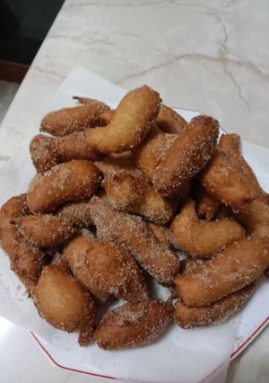 Una foto de Buñuelos de manzana