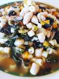 Cannellini Bean Soup with Greens (Chicory, Swiss Chard, Spinach)